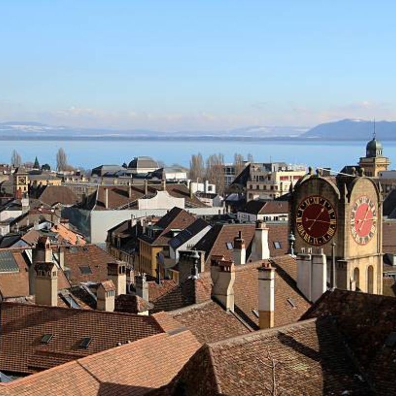 les toits de Neuchâtel